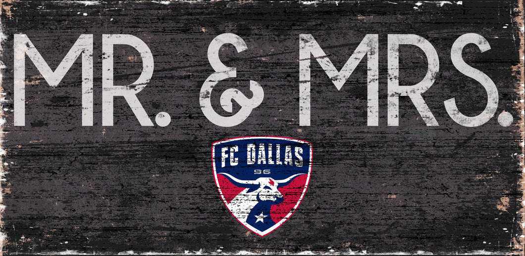 FC Dallas Mr. & Mrs. Wood Sign - 6
