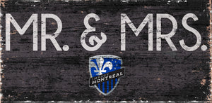 Montreal Impact Mr. & Mrs. Wood Sign - 6"x12"