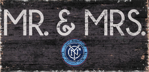 New York City FC Mr. & Mrs. Wood Sign - 6