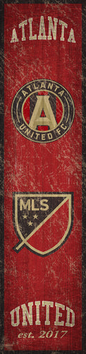 Atlanta United Heritage Banner Wood Sign - 6