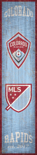 Colorado Rapids Heritage Banner Wood Sign - 6