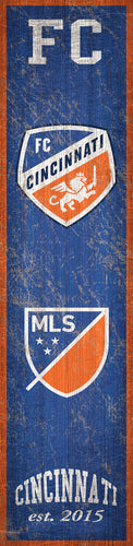 FC Cincinnati Heritage Banner Wood Sign - 6