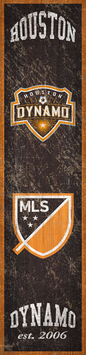 Houston Dynamo Heritage Banner Wood Sign - 6