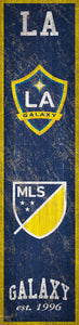 LA Galaxy Heritage Banner Wood Sign - 6"x24"