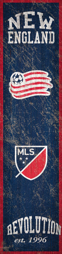 New England Revolution Heritage Banner Wood Sign - 6