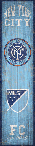 New York City FC Heritage Banner Wood Sign - 6