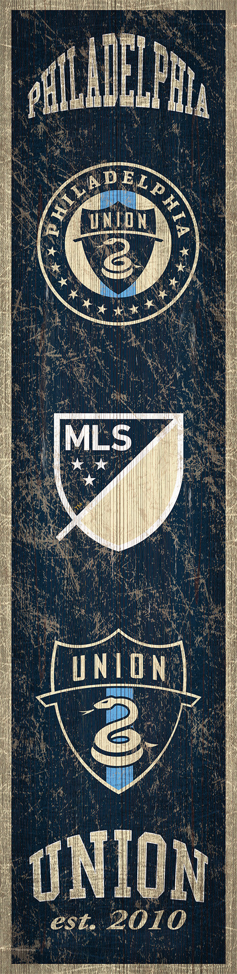 Philadelphia Union Heritage Banner Wood Sign - 6