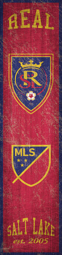 Real Salt Lake Heritage Banner Wood Sign - 6