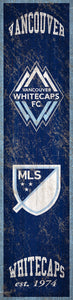 Vancouver Whitecaps Heritage Banner Wood Sign - 6"x24"