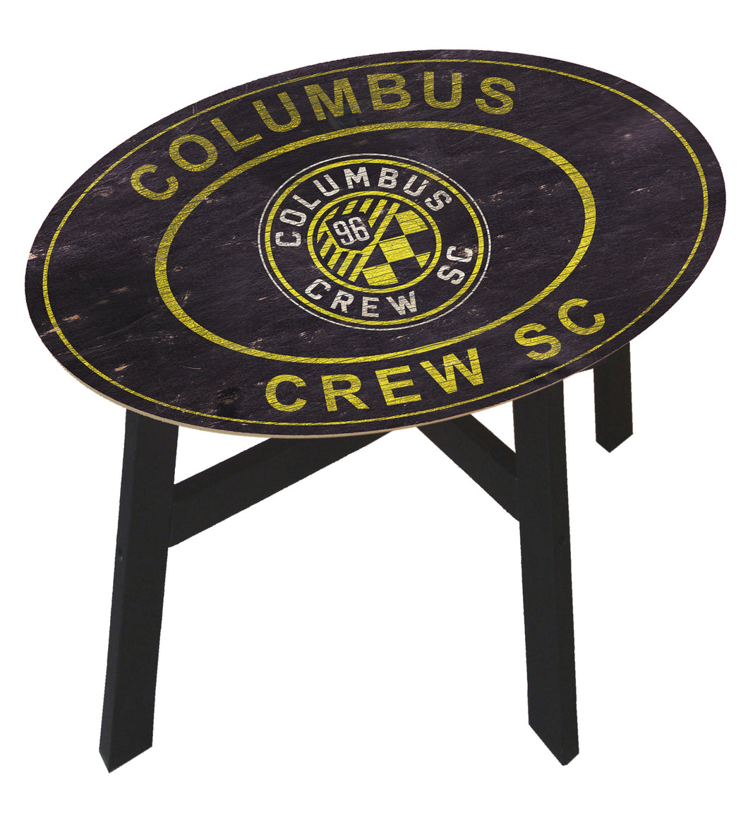 Columbus Crew Heritage Logo Side Table