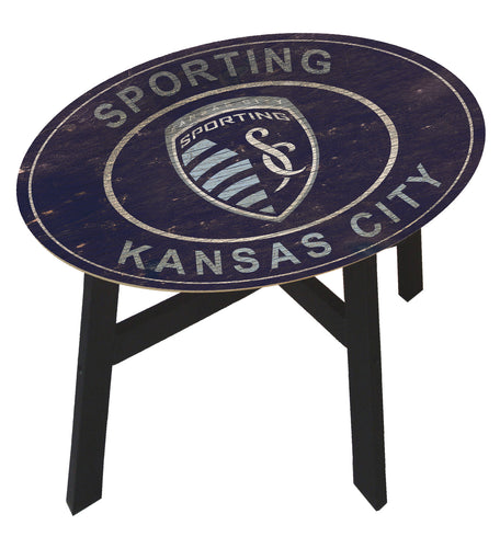 Sporting KC Heritage Logo Side Table