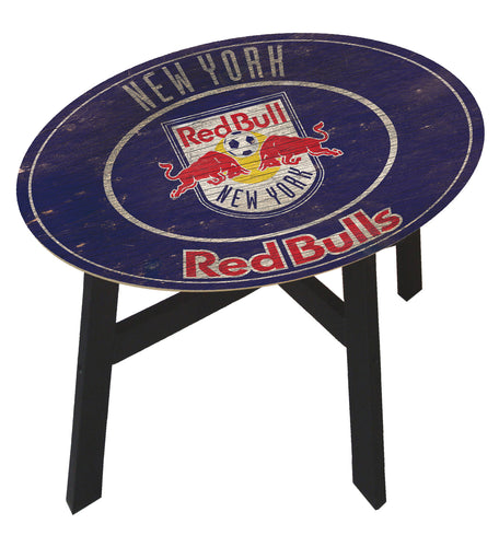 New York Red Bulls Heritage Logo Side Table