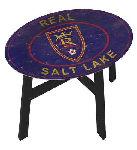 Real Salt Lake Heritage Logo Side Table