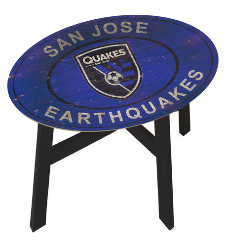 San Jose Earthquakes Heritage Logo Side Table