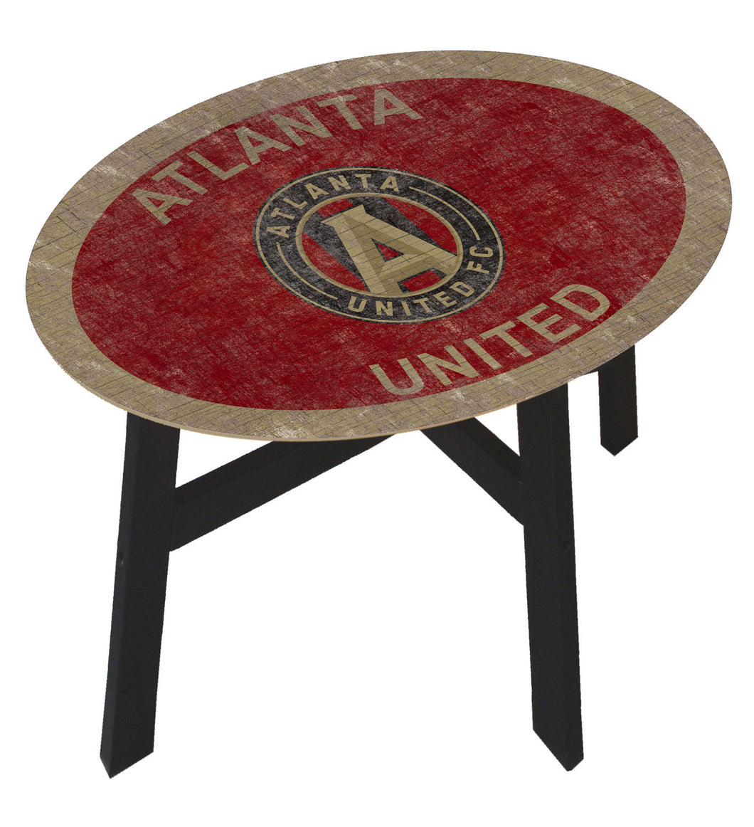 Atlanta United Team Color Wood Side Table