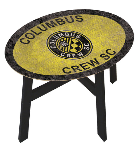 Columbus Crew Team Color Wood Side Table