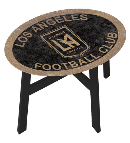 Los Angeles FC Team Color Wood Side Table