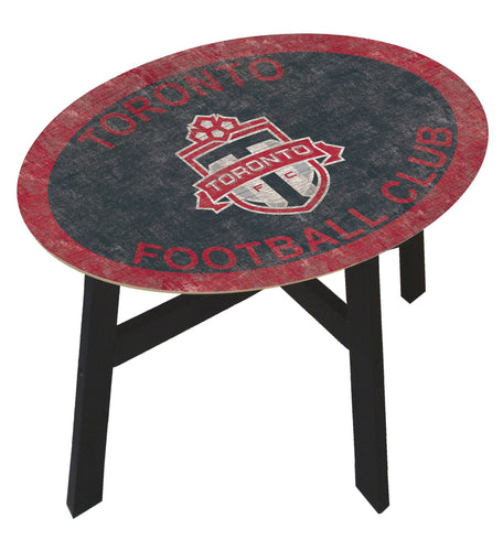Toronto FC Team Color Wood Side Table