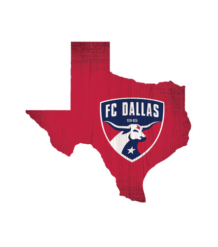 FC Dallas Team Color Logo State Sign