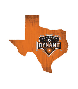 Houston Dynamo Team Color Logo State Sign