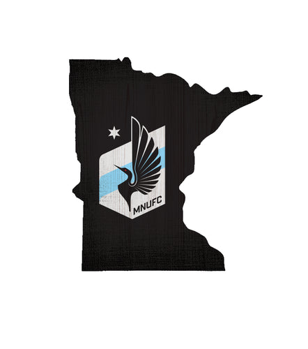 Minnesota United Team Color Logo State Sign