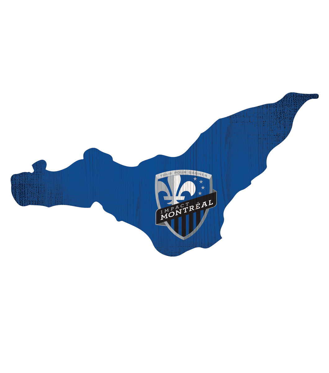 Montreal Impact Team Color Logo State Sign
