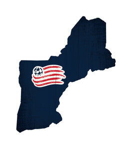 New England Revolution Team Color Logo State Sign