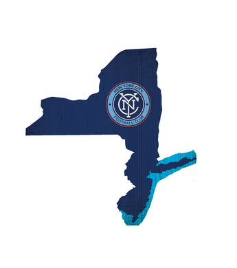 New York City FC Team Color Logo State Sign