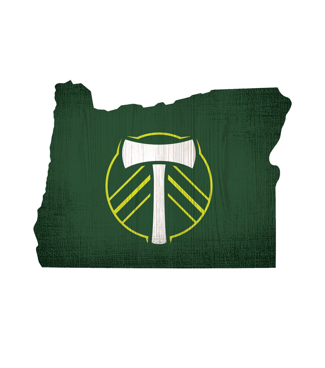 Portland Timbers Team Color Logo State Sign