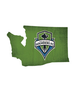 Seattle Sounders Team Color Logo State Sign