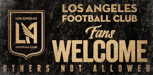 Los Angeles Fans Welcome Wood Sign