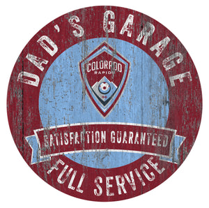 Colorado Rapids Dad's Garage Sign