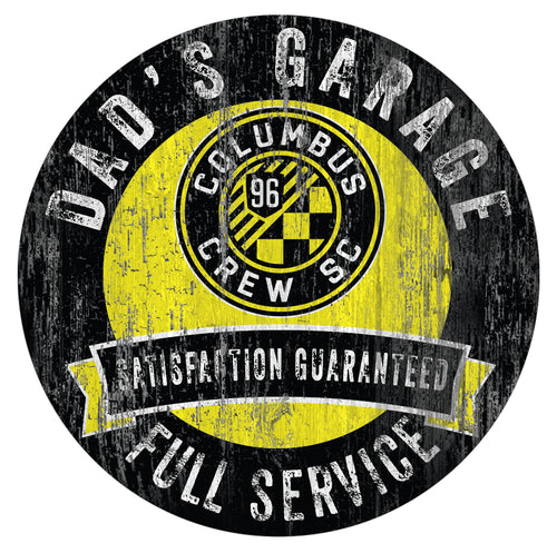 Columbus Crew Dad's Garage Sign