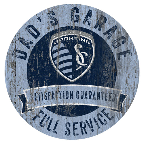 Sporting KC Dad's Garage Sign, Sporting Kansas City  Dad's Garage Sign