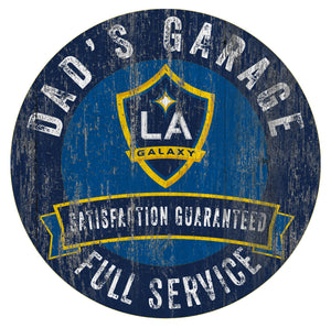 LA Galaxy Dad's Garage Sign