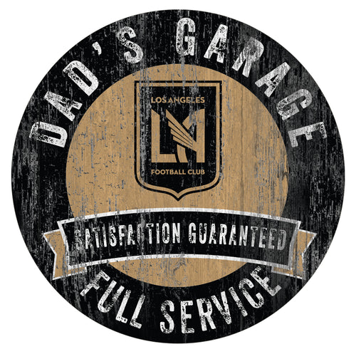 Los Angeles FC Dad's Garage Sign