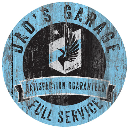 Minnesota United Dad's Garage Sign