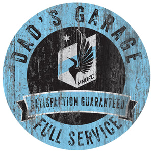 Minnesota United Dad's Garage Sign