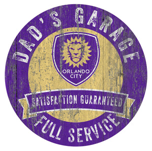 Orlando City Dad's Garage Sign