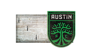 Austin FC Key Holder 6"x12"