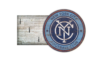 New York City FC Key Holder 6"x12"
