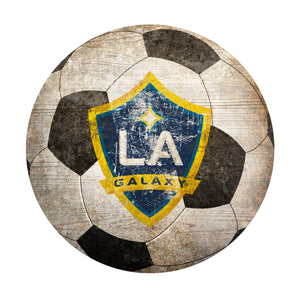 LA Galaxy Soccer Ball Shaped Sign