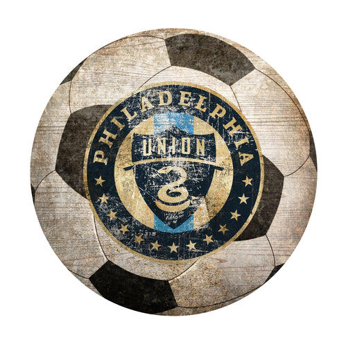 Philadelphia Union Soccer Ball Shaped Sign