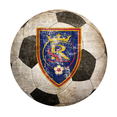 Real Salt Lake Soccer Ball Shaped Sign