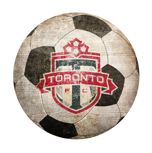 Toronto FC Soccer Ball Shaped Sign 