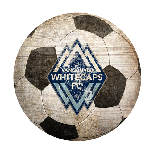 Vancouver Whitecaps Soccer Ball Shaped Sign 