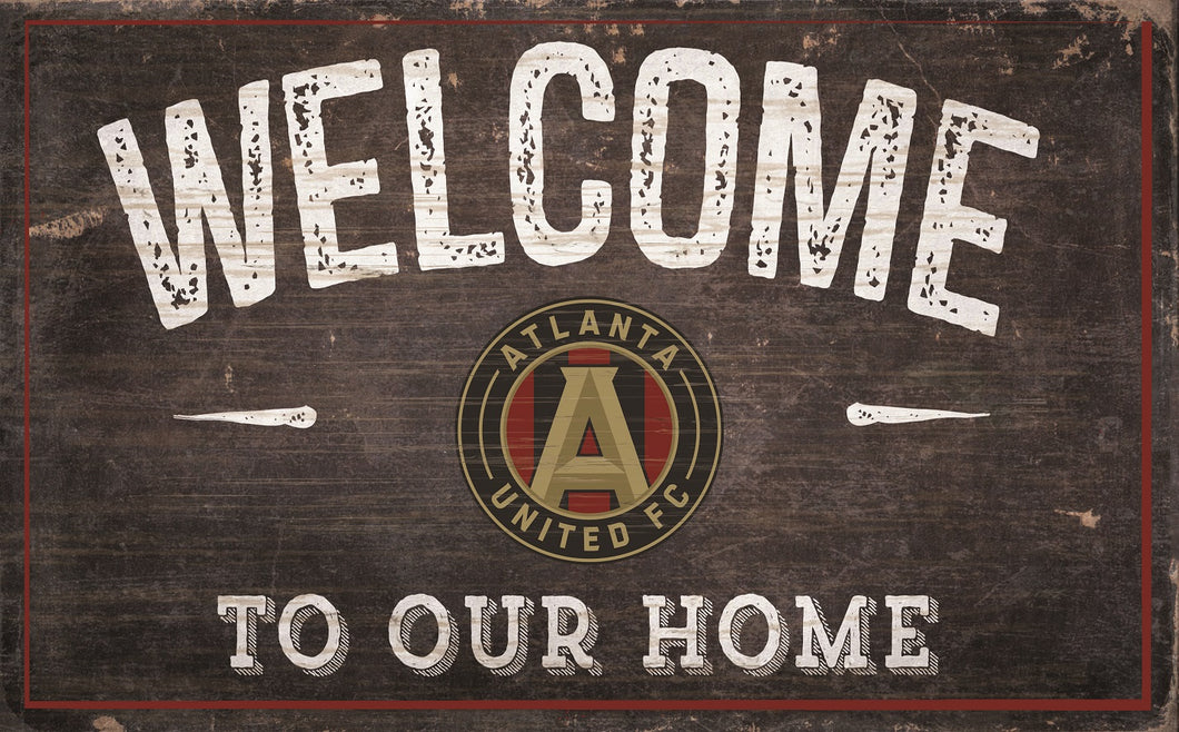 Atlanta United Welcome To Our Home Sign - 11