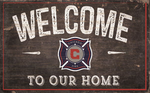 Chicago Fire Welcome To Our Home Sign - 11"x19"