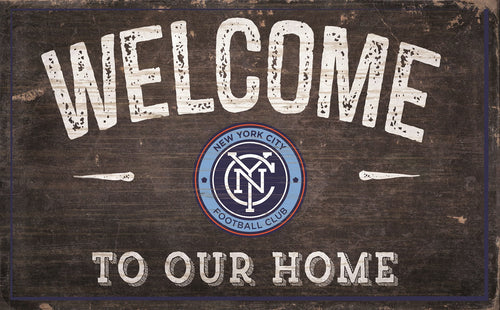 New York City FC Welcome To Our Home Sign - 11