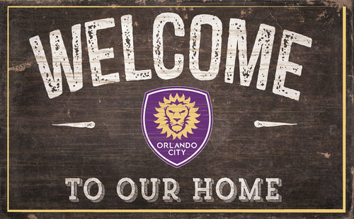Orlando City Welcome To Our Home Sign - 11